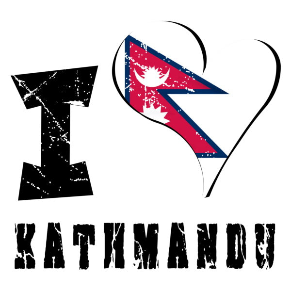 Unisex Hoodie - I Love Kathmandu