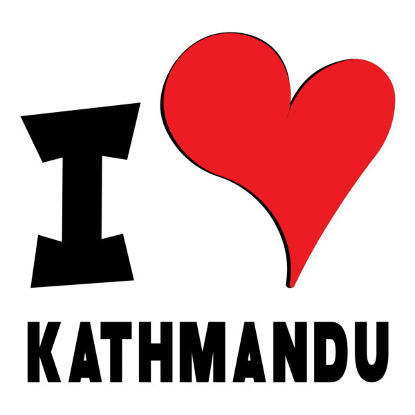 Unisex t-shirt - I love Kathmandu Red