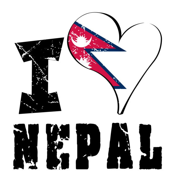 Unisex Hoodie - I Love Nepal