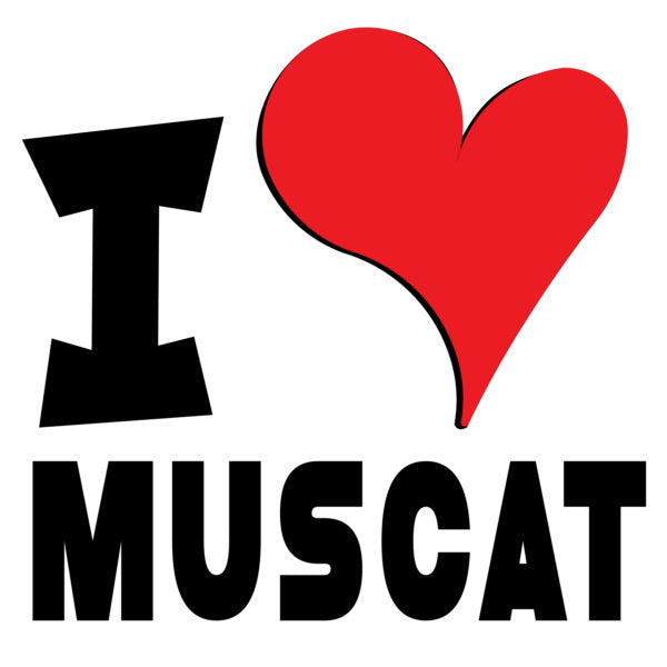 Unisex t-shirt - I Love Muscat Red