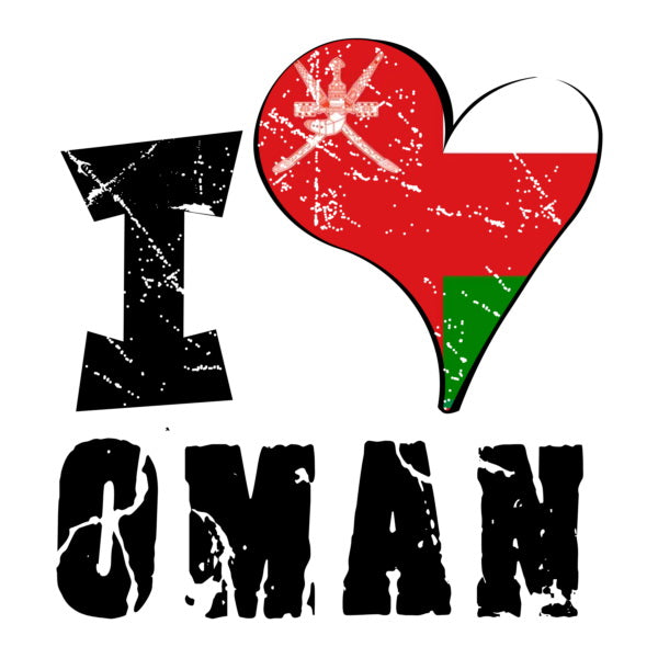 Unisex t-shirt - I Love Oman