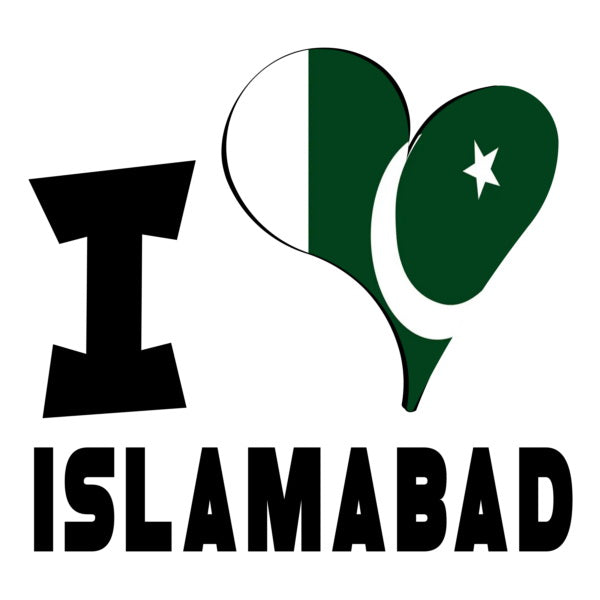 Unisex Hoodie - I Love Islamabad Flag