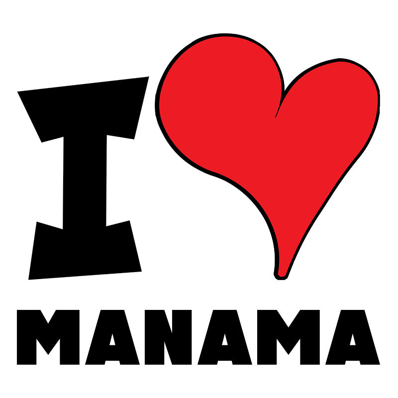 Unisex Hoodie - I Love Manama Red