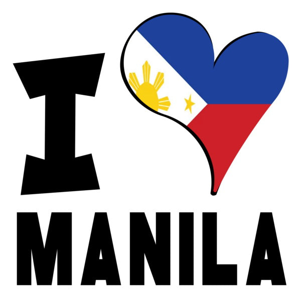 Unisex t-shirt - I Love Manila Flag