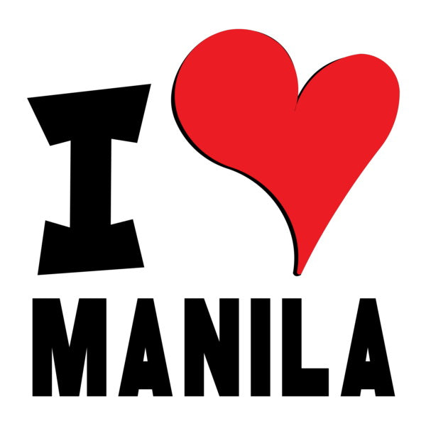 Unisex Hoodie - I Love Manila Red