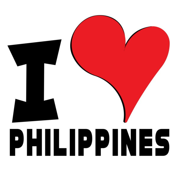 Unisex Hoodie - I Love Philippines Red