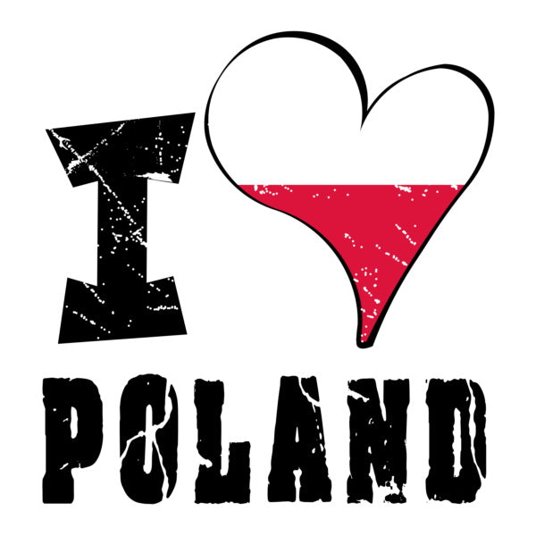 Unisex Hoodie - I Love Poland