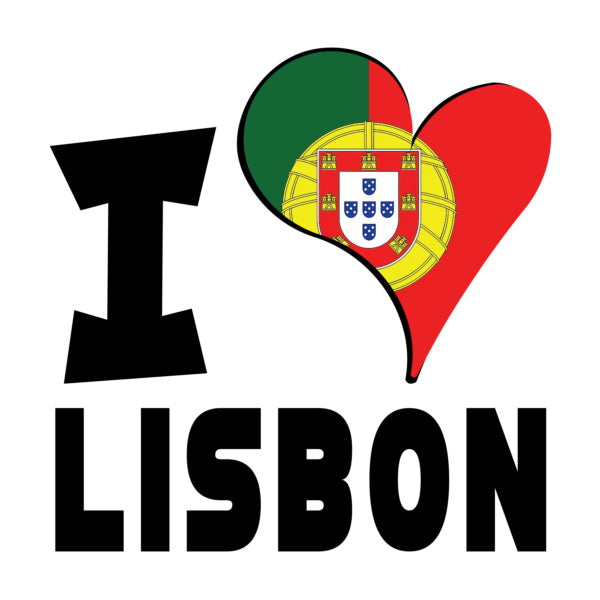 Unisex t-shirt - I Love Lisbon Flag