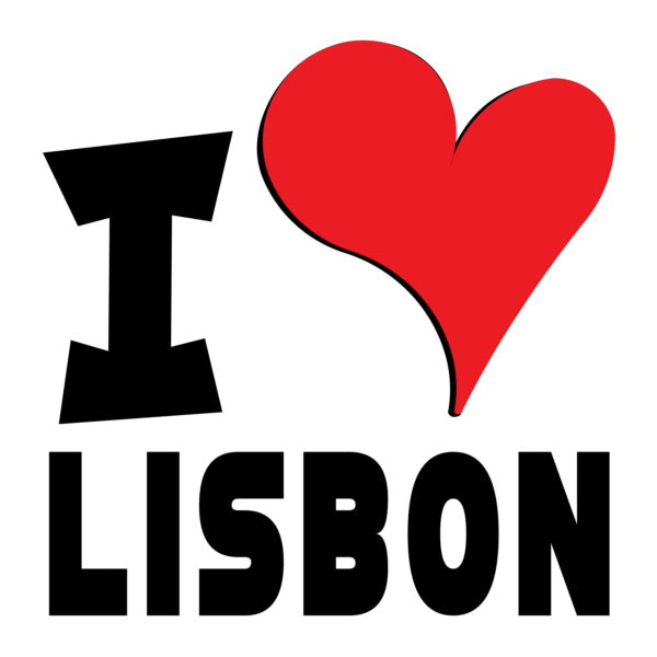 Unisex Sweatshirt - I Love Lisbon Red