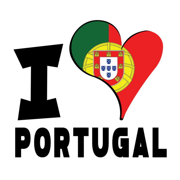 Unisex t-shirt - I Love Portugal Flag