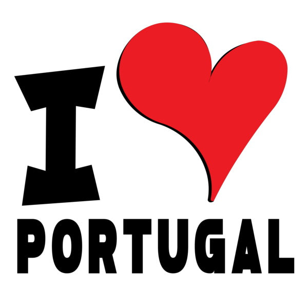 Unisex Sweatshirt - I Love Portugal Red