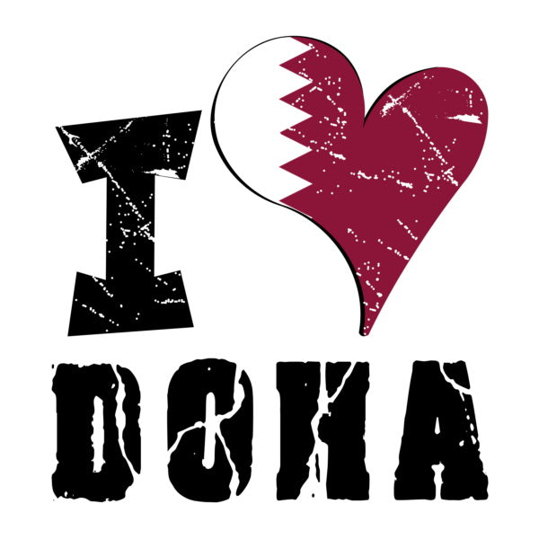 Unisex Hoodie - I Love Doha