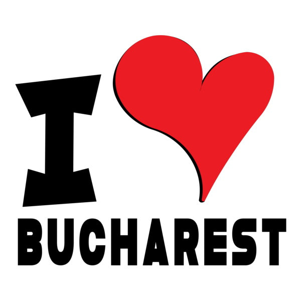 Unisex t-shirt - I Love Bucharest Red