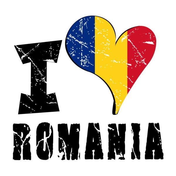 Unisex Hoodie - I Love Romania