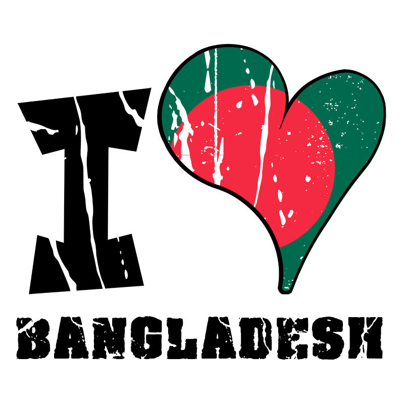 Unisex Hoodie - I Love Bangladesh