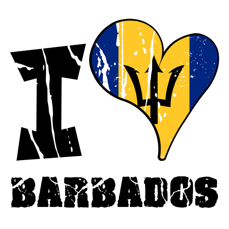 Unisex t-shirt - I Love Barbados