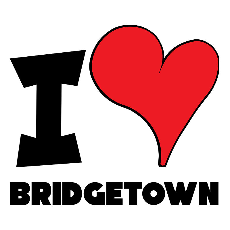 Unisex Hoodie - I Love Bridgetown Red