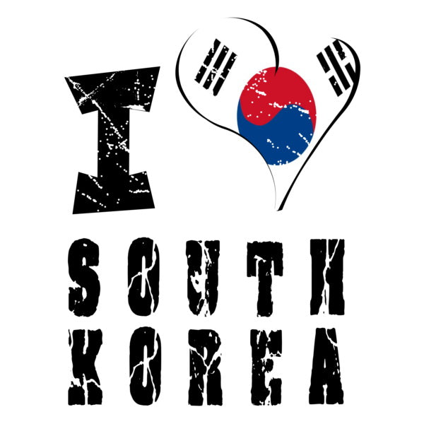 Unisex t-shirt - I Love South Korea