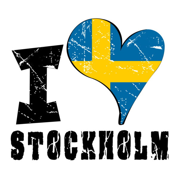 Unisex Hoodie - I Love Stockholm