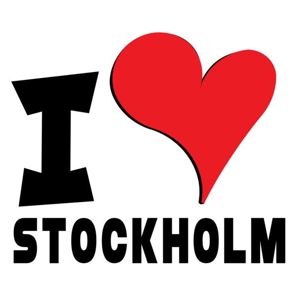 Unisex Sweatshirt - I Love Stockholm Red