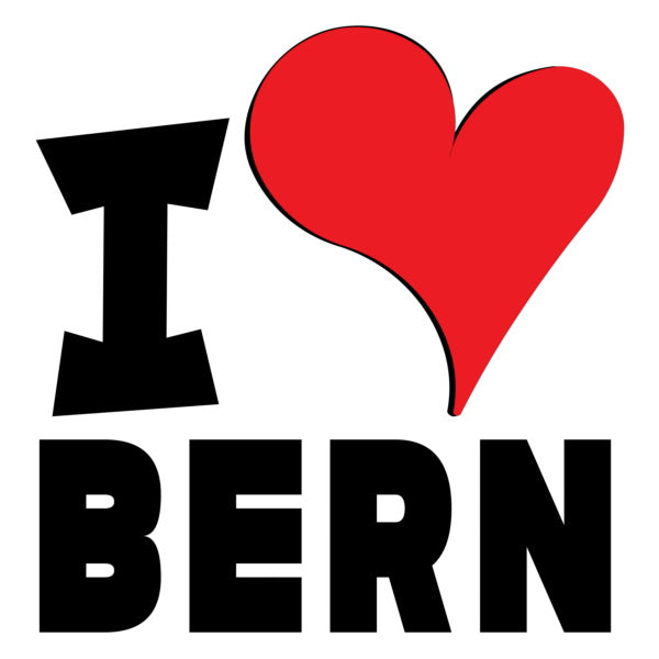 Unisex t-shirt - I Love Bern Red