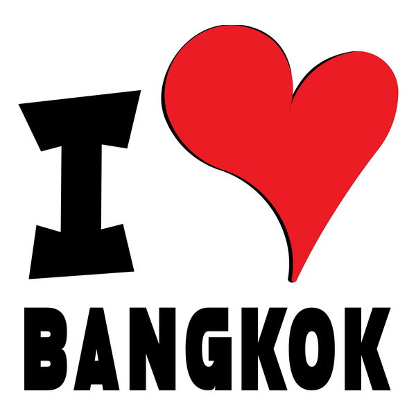 Unisex Hoodie - I Love Bangkok Red