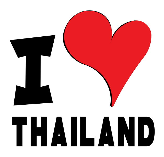 Unisex t-shirt - I Love Thailand Red