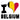 Unisex Hoodie - I Love Belgium Flag