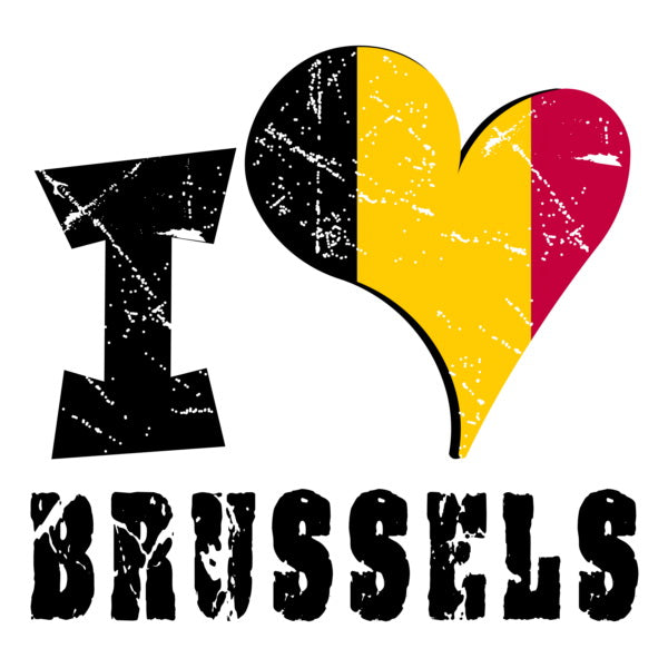 Unisex Hoodie - I Love Brussels