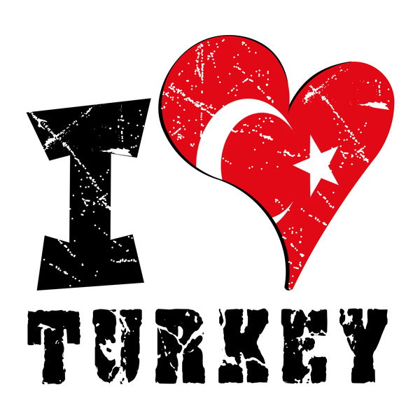 Unisex Hoodie - I Love Turkey