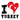 Unisex t-shirt - "I Love Turkey" with scratchy flag