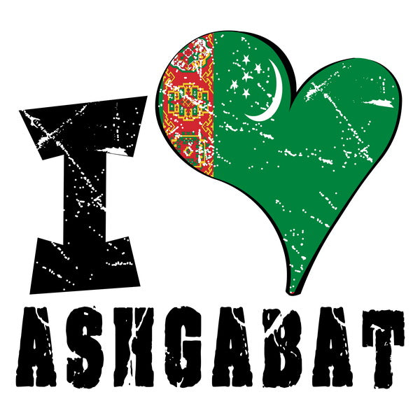 Unisex Hoodie - I Love Ashgabat