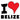 Unisex t-shirt - "I Love Belize" Heart Design