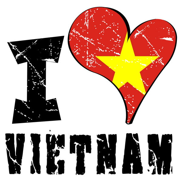 Unisex Hoodie - I Love Vietnam