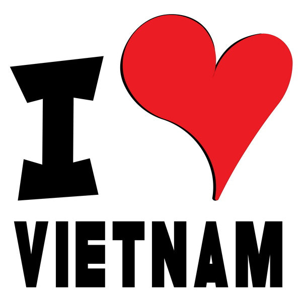 Unisex t-shirt - I Love Vietnam Red