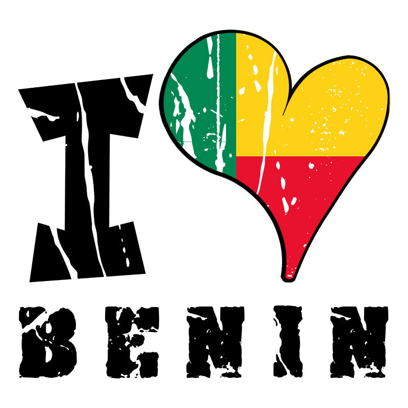 Unisex t-shirt - I Love Benin