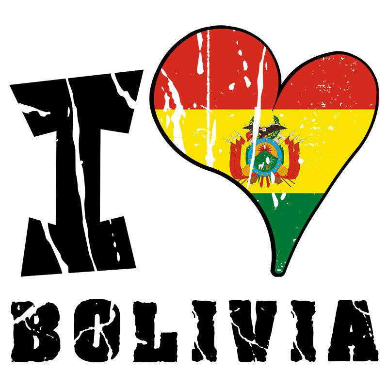 Unisex Hoodie - I Love Bolivia