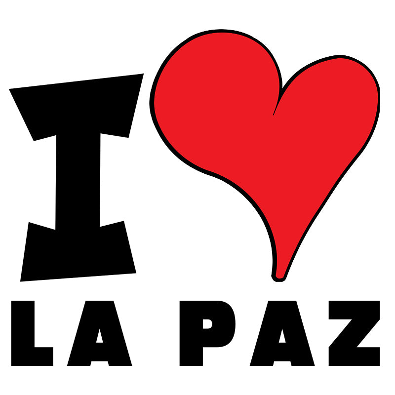 Unisex t-shirt - I Love La Paz Red