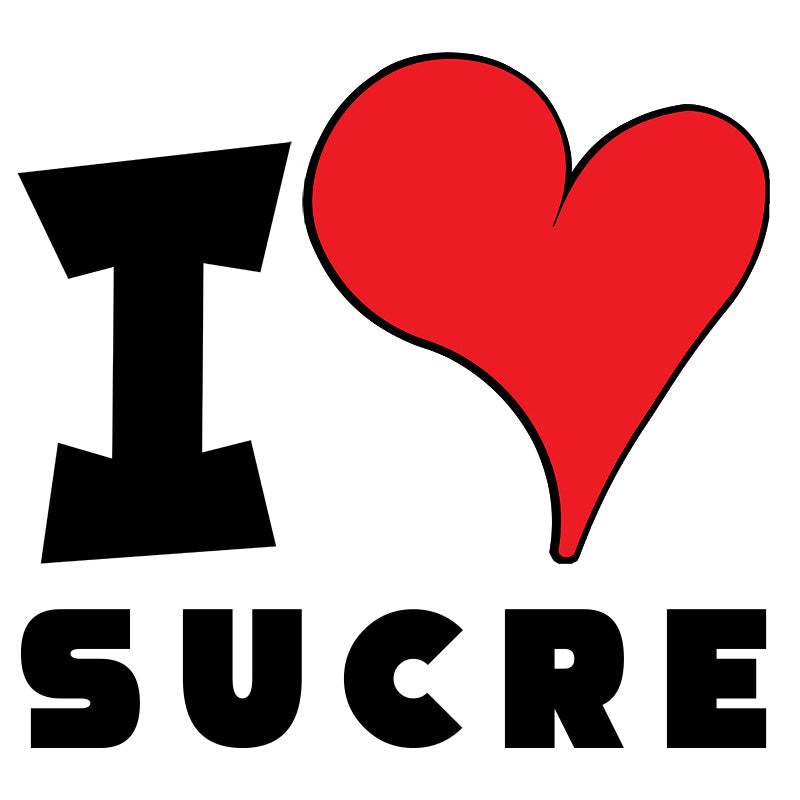 Unisex Sweatshirt - I Love Sucre Red