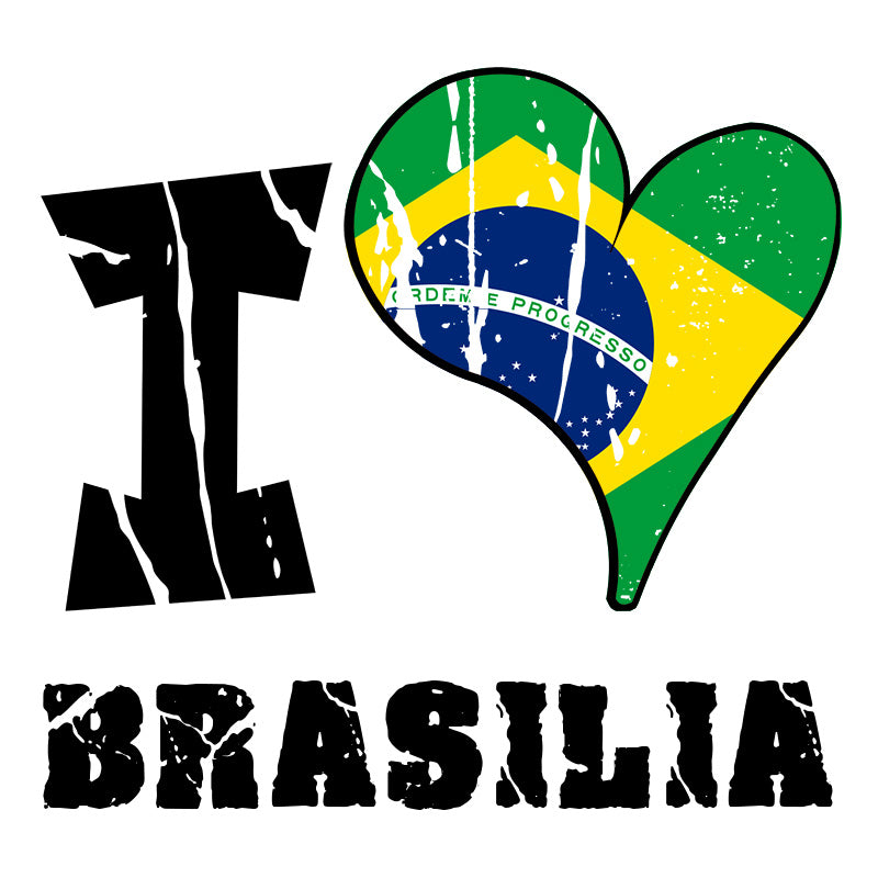 Unisex Hoodie - I Love Brasilia