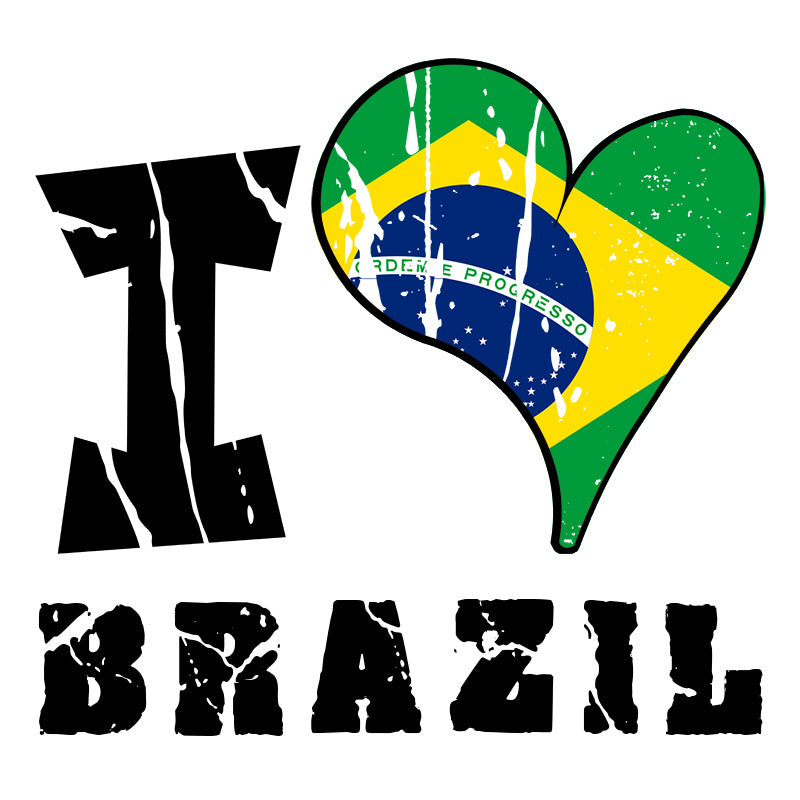 Unisex Hoodie - I Love Brazil