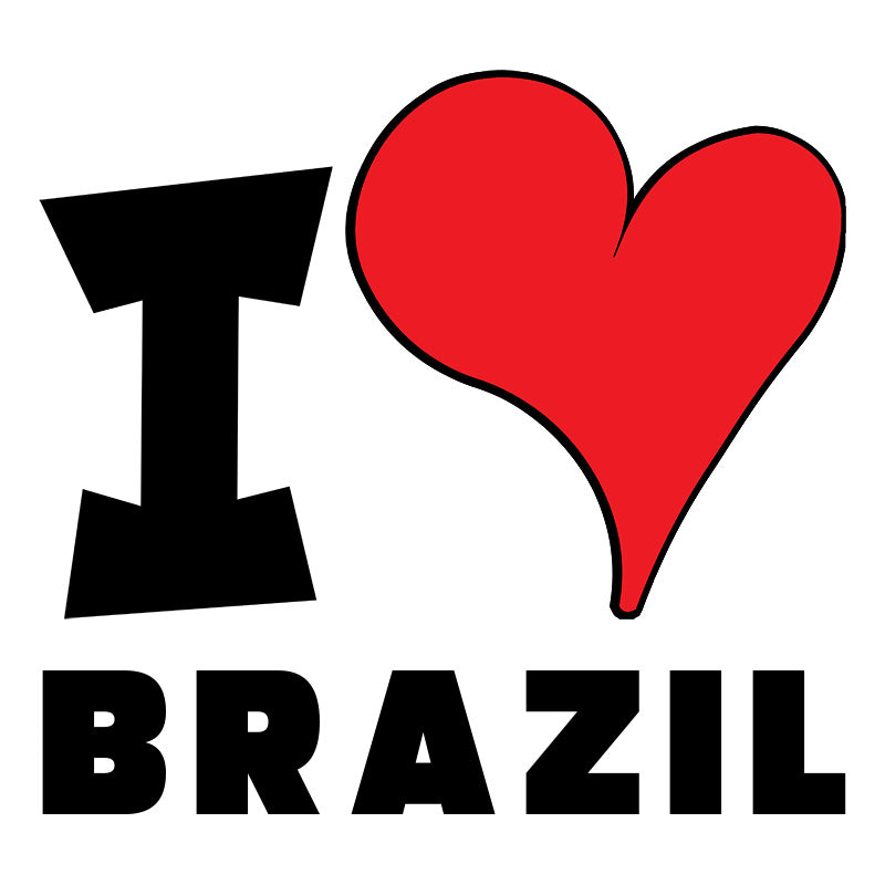 Unisex t-shirt - I Love Brazil Red