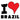 Unisex Sweatshirt - I Love Brazil Red