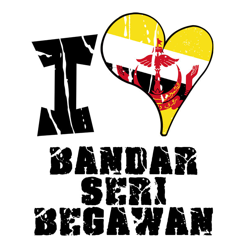 Unisex Hoodie - I Love Bandar Seri Begawan