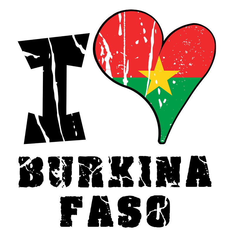 Unisex t-shirt - I Love Burkina Faso