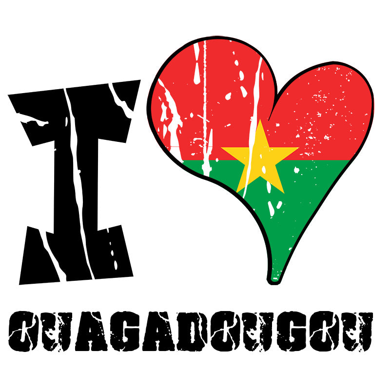 Unisex t-shirt - I Love Ouagadougou