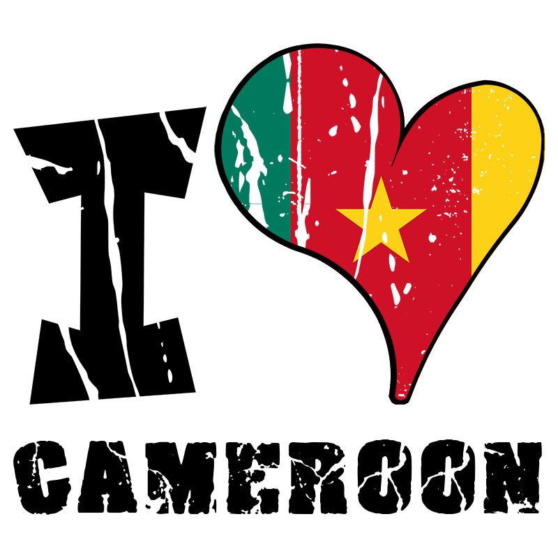 Unisex Hoodie - I Love Cameroon