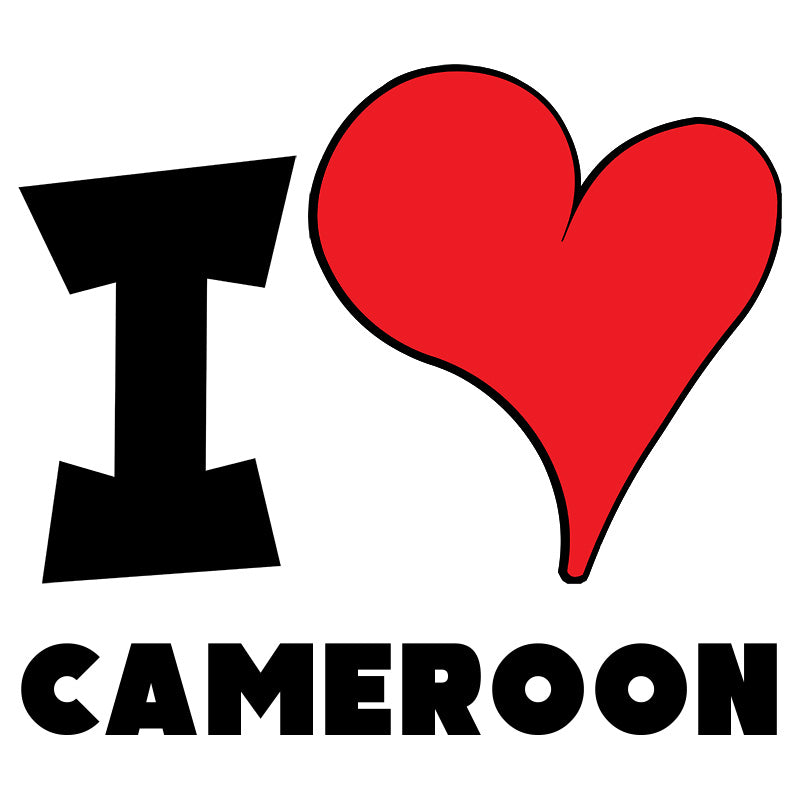 Unisex t-shirt - I Love Cameroon Red