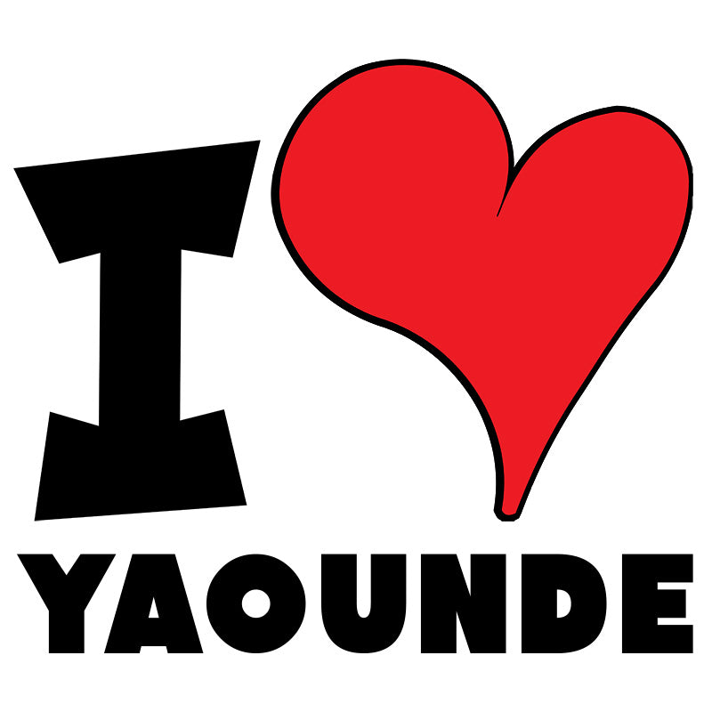 Unisex Hoodie - I Love Yaoundé Red