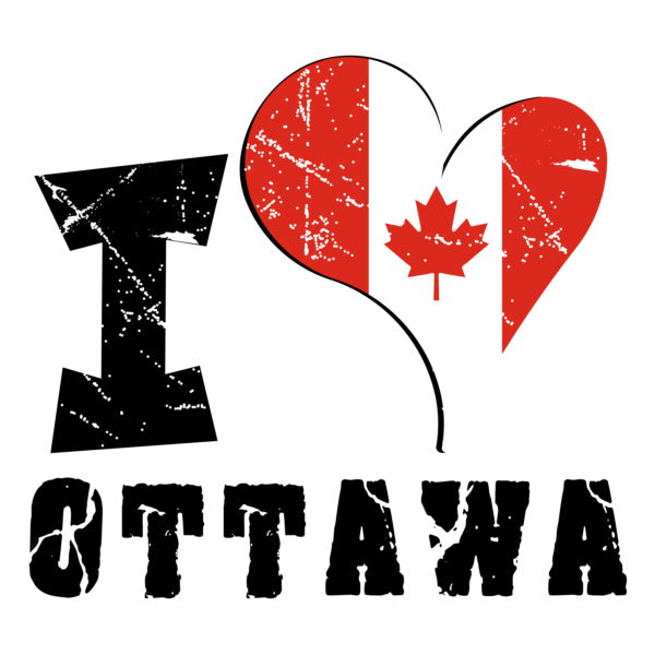 Unisex Hoodie - I Love Ottawa